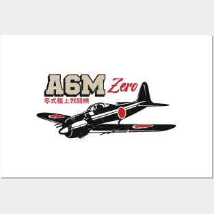 A6M Zero | World War 2 Japanese Plane Vintage Posters and Art